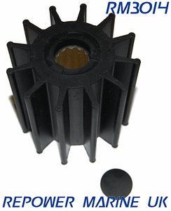 875814 21951364 Replaces #: 875697 Water Pump Impeller for Volvo Penta