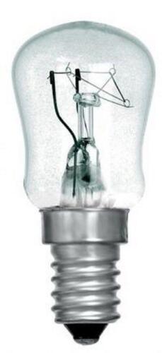 5 X FRIDGE  PIGMY LAMP LIGHT BULBS 15W E14 SMALL SCREW CAP CLEAR BULBS 