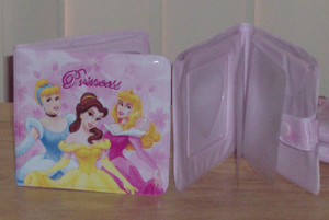 1 Pc Licensed Disney Princesses PVC Bifold Wallet