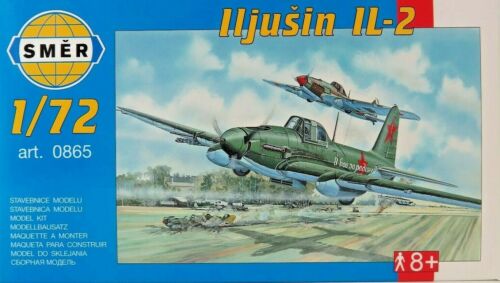SMER Iljuschin IL-2 Schlachtflugzeug /"Fliegender Panzer/" 0865 Bausatz 1:72