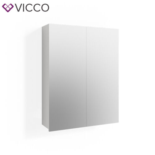 VICCO Spiegelschrank FREDDY Weiß Spiegel Badspiegel Wandspiegel Badezimmer