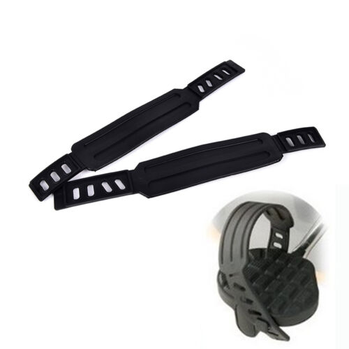 1 Pair Pedal Straps Belts Fix Bands Tape Generic For Fitness Exercise Bike-BILU