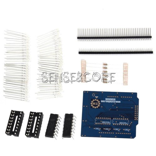 Red 4X4X4 Light Cube Kit Arduino uno shield LED Precise DIY Kit New