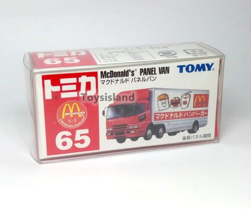 TOMICA 65 McDonald's PANEL VAN MITSUBISHI FUSO SUPER GREAT TRUCK TOMY NEW 