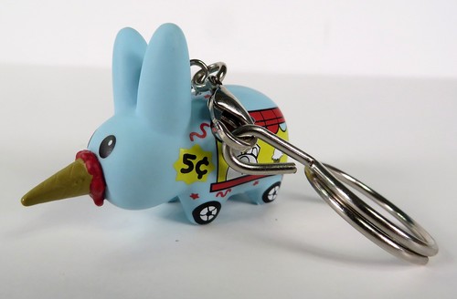 Kidrobot Bite Sized Labbit Vinyl Keychain Series Ice Cream Truck NEW Action Figures salusindia