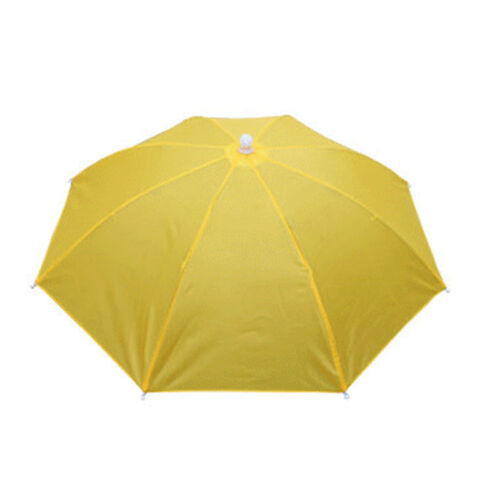 Convenient Adults Kids Umbrella Hat Cap Outdoor Sun Shade Camping Fishing Hiking
