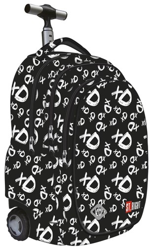 ST.RIGHT Schultrolley Rucksack auf Rädern Schulrucksack 34 L XD TB1