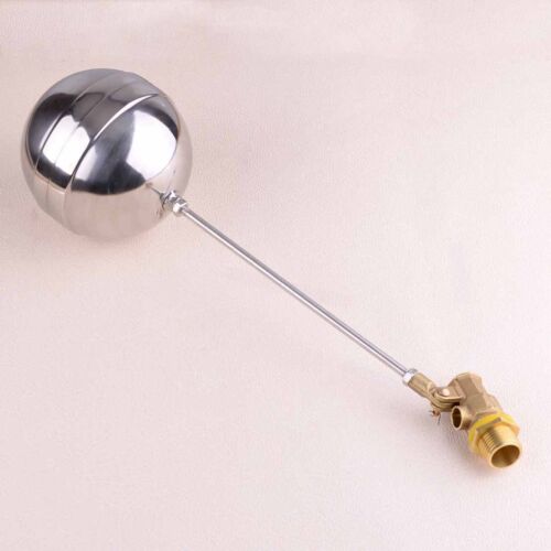 DN15 Stainless Floating Ball with 1/2" Brass Valve fit Water Tank High Pressure 