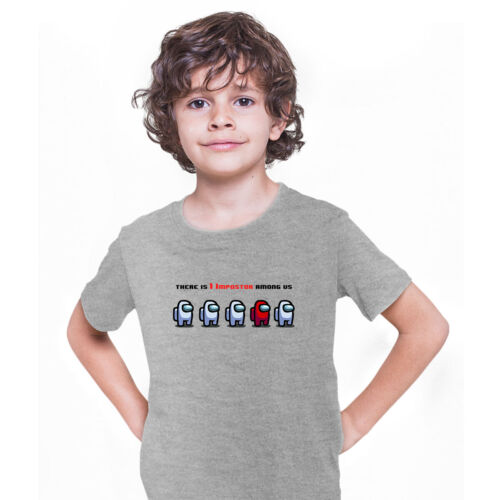 S-3XL Impostor Among Us Gamer T-shirt for Men Women KidsXmas Funny Gift Tee