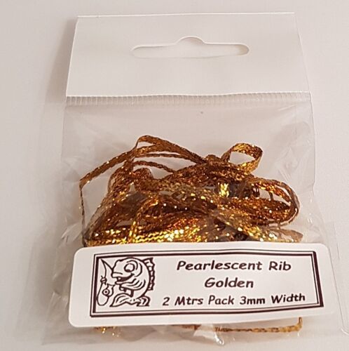 Nymph Gold Pearlescent Rib Scud Back Etc Fly Tying Material