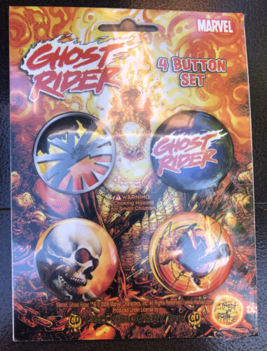 Factory Sealed and Brand New Ghost Rider Collector/'s Pin Set