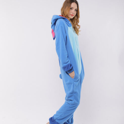 Costumes Details about Unisex adult one piece Kigurumi Cosplay costume animal  pajamas pajamas 