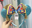Disney Aladdin Jasmine Magic Carpet Bow Sequined Minnie Ears Headband NEW