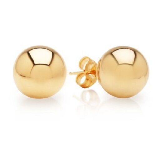 Details about  / 14k Gold GF 2mm Ball Studs Push Back
