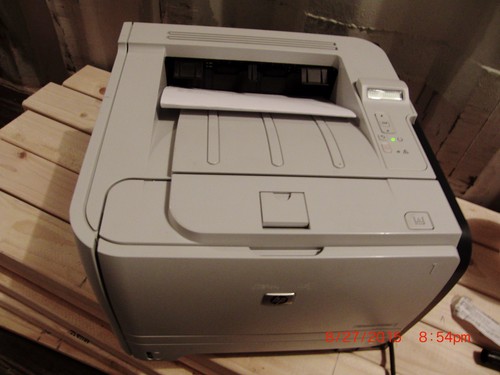 HP LaserJet P2055dn networkable printer with toners and install CD and cords