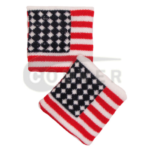 Independence Day American Flag Style Nylon Wristband for July 4th