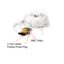 4x 100ft Security Camera BNC Video Power Cable DVR CCTV Surveillance Wire White