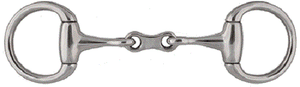 Stainless Steel Pony French Snaffle Bit with a 4-1//4/" mouth.
