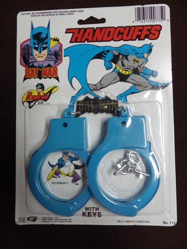 Années 80 Henry Gordy Batman Crime Fighter ensembles Menottes survie Set Batplane Pick