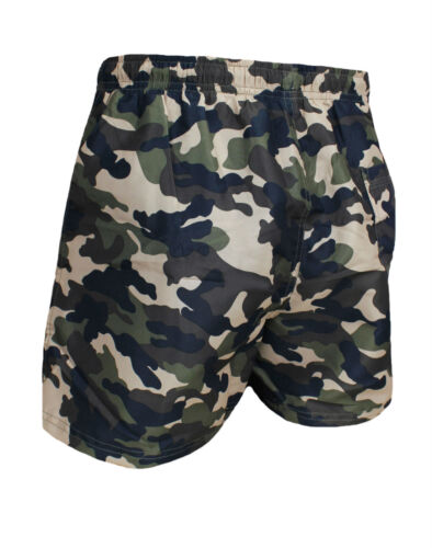 Men/'s Swimwear Slim Fit Camouflage Military Green Shorts Shorts Bermuda