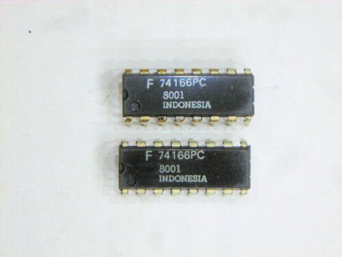 F74166PC  /"Original/"  Fairchild  16P DIP IC  2 pcs