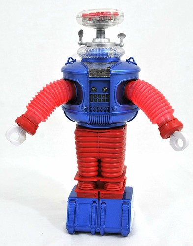 Perdu dans l/'espace rétro B-9 électronique robot 10/" light and sound