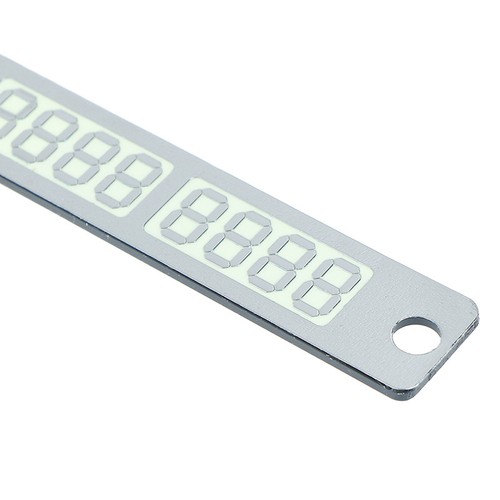 Details about / Car Parking Notification Phone Card Glow In The Dark Phone Number Accessories,QA