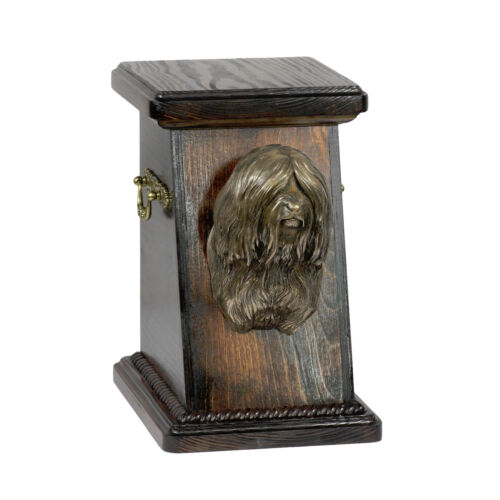 dog urn made of cold cast bronze ArtDog USA Tibetan Terrier kind3 