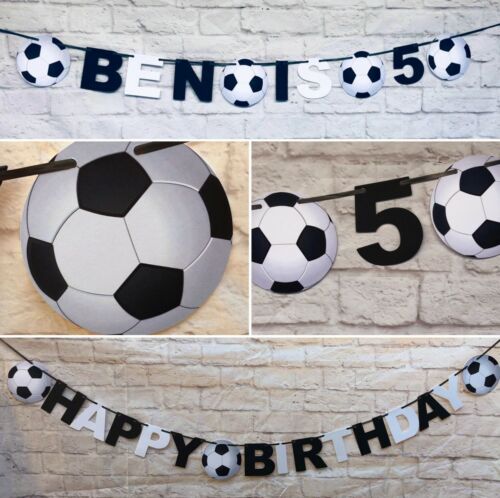Personalised NUFC Football Newcastle United Birthday Bunting Party FC Banner 1st