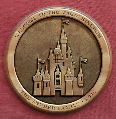 Customized MAGIC KINGDOM GATE PLAQUE Inspired Wood Disney World Prop Sign Print
