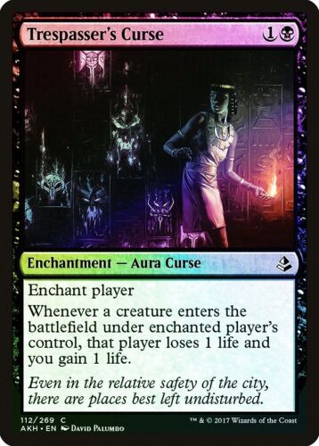 Trespasser/'s Curse FOIL Amonkhet NM-M Black Common MAGIC GATHERING CARD ABUGames