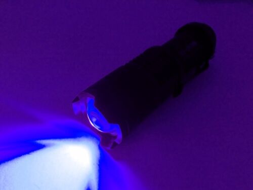 Forensics Leak Detection Cree High-Power 3W 395nm UV LED Flashlight US Seller