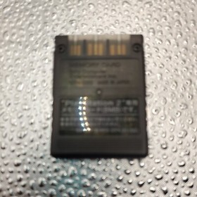 Official SONY PlayStation 2 Memory Card PS2 OEM Clear Smoke Grey rare