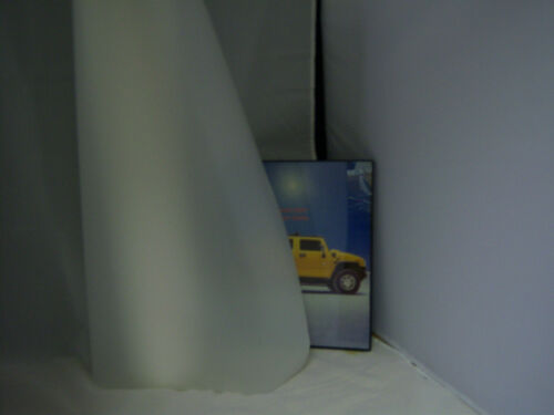 WHITE MATTE FILM PRIVACY FOR ANYTHING FLAT GLASS 40" X 100 FT ROLL FROSTED TINT 