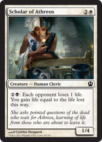 English x4 Scholar of Athreos MTG Theros C M//NM