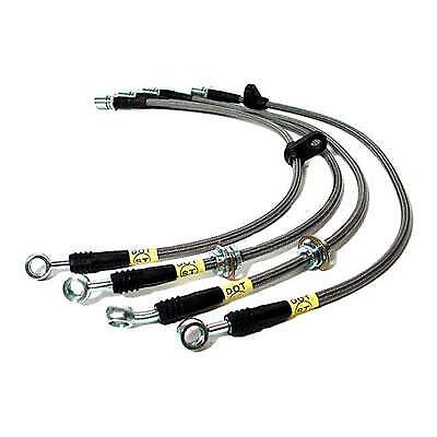 Techna-Fit Front and Rear Stainless Steel Brake Line Kit HN-2500