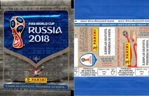 PANINI WORLD CUP 2018 RUSSIA PROMO SPAIN PACKET BUSTINE TÜTE POCHETTE SEALED NEW