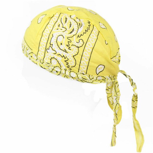 Men Women Biker Skull Cap Motorcycle Bandana Head Wrap Du Doo Do Rag Pirate Hat