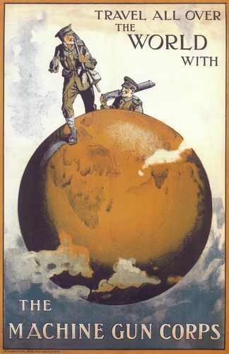First World War Machine Gun Corps Recruitment Poster  A3 Reprint