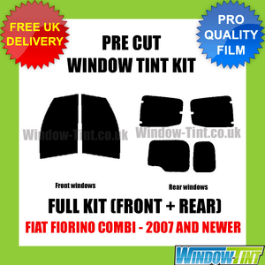 FIAT FIORINO COMBI 2007 FULL PRE CUT WINDOW TINT