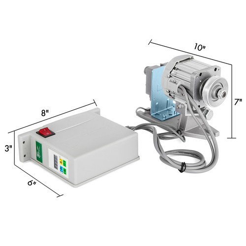 VEVOR VR-550 Brushless Sewing Machine Servo Motor W// Needle Positioner 550 Watts
