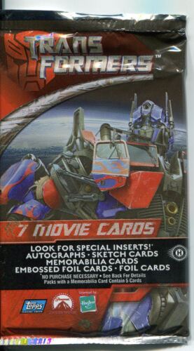 Transformers The Movie Factory Sealed Hobby Packet Pack 