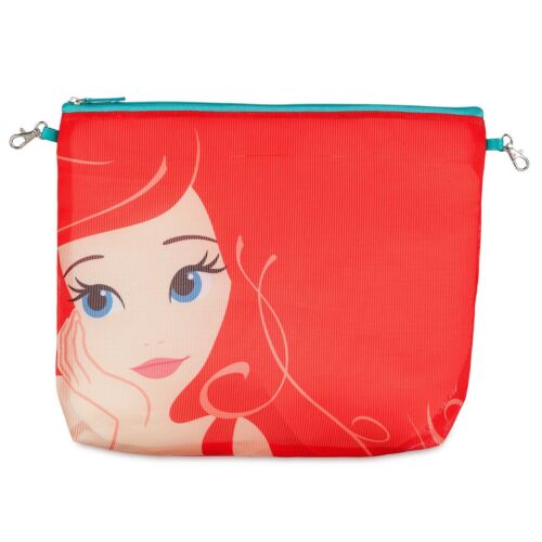 Oh My Disney Store Ariel Tote Bag and The Little Mermaid Pouch SET NEW Flounder 