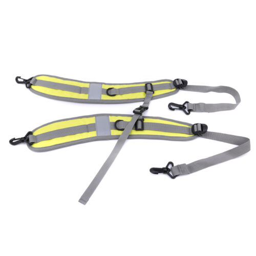 1 Pair Waterproof PVC Adjustable Shoulder Strap Replacement for Backpack MA