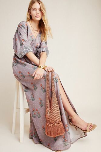 Details about   Anthropologie Sachin & Babi Isolde Sequined Maxi Dress 