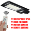 3800W 1152 LED Solar Street Light Outdoor Garden Road Motion Sensor Wall Lamp L