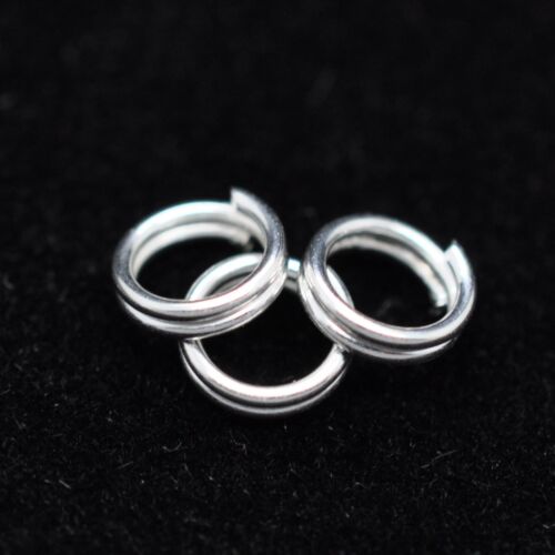 100 200 400 x 5mm Silver Plated Split Rings Jumpring Jewellery Making Craft UK