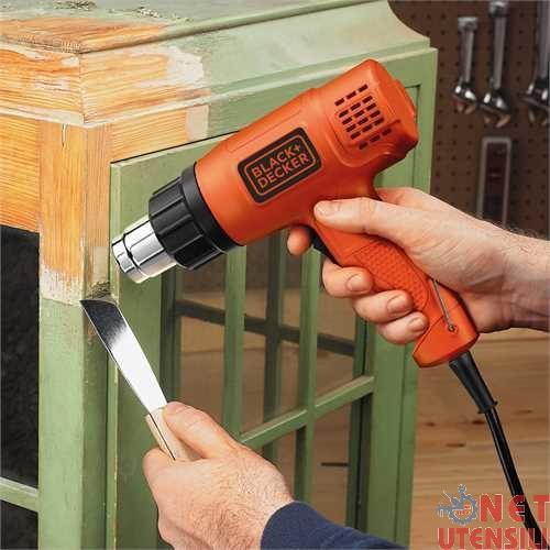 BLACK /& DECKER KX1650 PISTOLA TERMICA ARIA CALDA SVERNICIATORE TERMO SOFFIATORE