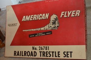 vintage american flyer trestle set ebay 1953 american flyer train set