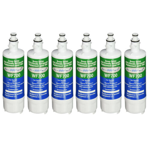 6 Pack Aqua Fresh Replacement Water Filter Fits Kenmore 74023 Refrigerators 